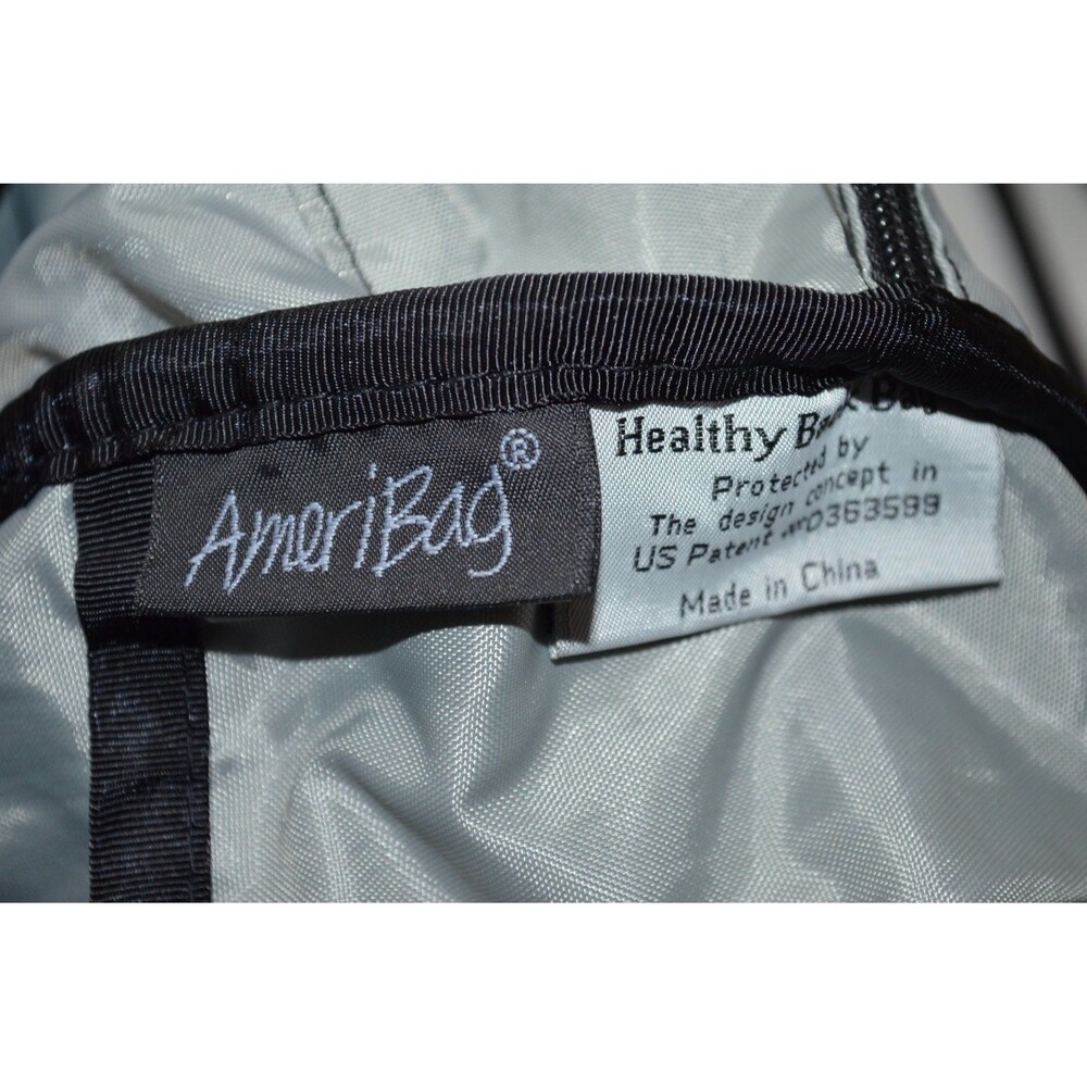 Ameribag 17" Healthy Back Blue Sling Bag Teardrop Shape Adjustable Strap - Picture 14 of 16